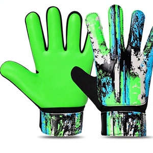 Football Goalkeeper Gloves Full Finger Non-Slip Breathable Adjustable Wrist <b>Strap</b> Unisex Sports Glove Sublimation Print - Product Image 3