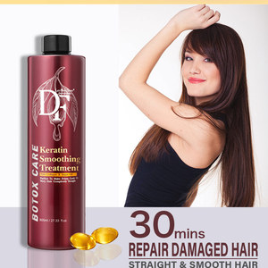 Traitement lissant à la kératine LayMeyShow, réduit les frisottis de 80 %, réduit le temps de coiffage de 50 %, renforce les cheveux, 3 pour cheveux abîmés, frisés et secs - Product Image 6