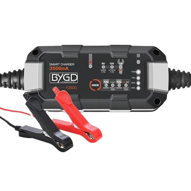 8 Stage Intelligent Fully Automatic 6V 12V 4-80AH Lead Acid Lithium Charger Maintainer for Scooter Motorcycle Boat EU BC12 Model