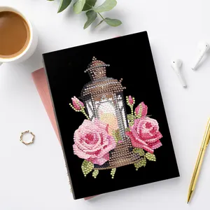 Nieuwe Aankomst Rozen En Vuurtorens Diy Diamond Painting A5 Notebook Voor Kinderen En Volwassenen Grappige En Coole Geschenken