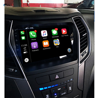 Radio con Pantalla Táctil Android para Auto, Sistema de Navegación con TV para Ix45 Santa Fe 2013-2017, Reproductor Multimedia con GPS y Carplay