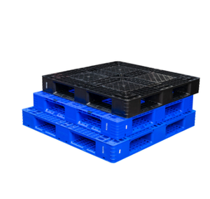 Palettes en plastique de Chine de grille résistante renforcée par acier Offre Spéciale de PE-HD palettes en plastique de la vente directe d'usine palette carrée de grille - Product Image 1