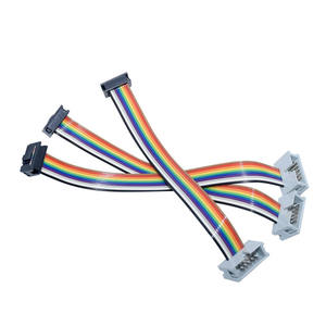 電気製品の男性デュポン<span class=keywords><strong>IDC</strong></span>ケーブルへのジャンパーワイヤー10cm/20cm 40ピン2.54mmカラーケーブル - Product Image 4