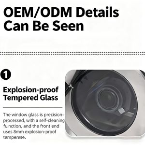 Caméra <span class=keywords><strong>IP</strong></span> étanche anti-explosion de fabrication industrielle, en alliage d'aluminium, sécurité, capteur CMOS 2MP 4MP, PTZ IP68, CCTV, vision nocturne pour bateau - Product Image 5