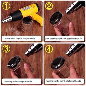 Tùy chỉnh bao bì PVC nhiệt thu nhỏ tay áo bọc thu nhỏ nhãn cho thực phẩm cho nước trái cây uống in ấn - Product Image 4