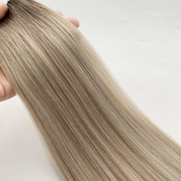 Extensions de cheveux Slavic 2026 : Remplacement des trames nouées à la main, nouvelles extensions de cheveux naturels de qualité supérieure, mini-trames plates Genius Weft
