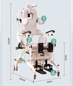 Poltrona elettrica multifunzione per anziani pazienti con ictus paralizzato-aiuto per la riabilitazione degli arti inferiori - Product Image 4