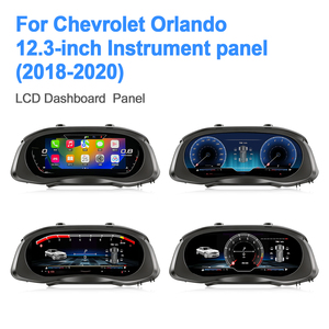 ชุดหน้าปัดดิจิตอล NaviHua สำหรับ Chevrolet Orlando ปี 2018-2020 จอแสดงผลเสมือนจริงขนาด 12.3 นิ้ว พร้อมมาตรวัดความเร็วแบบ LCD สำหรับติดตั้งเพิ่มเติมและอัปเกรด - Product Image 3
