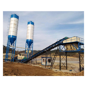 Nhà máy trộn bê tông 60 m3/h, nhà máy trộn bê tông HZS60, nhà máy sản xuất nhỏ, máy móc bê tông - Product Image 5