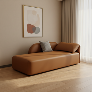 Poltrona Empress in Stile Italiano Minimalista, Divano Pieghevole a Forma di <span class=keywords><strong>L</strong></span> con Schienale a Orecchie di Elefante per Soggiorno, Camera da Letto, Hotel e Pensione - Product Image 5