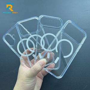 <span class=keywords><strong>Coque</strong></span> de téléphone portable <span class=keywords><strong>transparente</strong></span> magnétique avec charge sans fil en TPU+PC pour <span class=keywords><strong>iPhone</strong></span> 15 16 17 Pro Max - Product Image 5