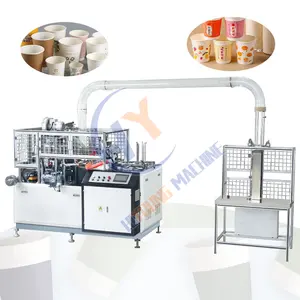 Máquina de fabricación de vasos de reciclaje semiautomática Fabricante de vasos de papel múltiple de tamaño pequeño de 120 velocidades en los Emiratos Árabes Unidos