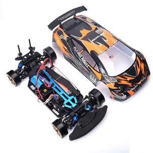 <span class=keywords><strong>FlyingFish</strong></span> 1/10 Échelle HSP Drift RC Voiture 94123 PRO 4WD Électrique Sur Route Racing 4X4 Moteur Brushless Hobbywing ESC 60 KM/H RTR - Product Image 5