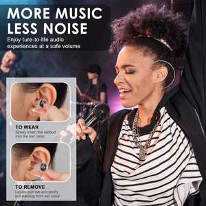 Tappi per Tunnel auricolari per la protezione dell'udito con Tapones musicali Oidos Noise Cancelling isolamento acustico in Silicone tappi per le orecchie da concerto - Product Image 3