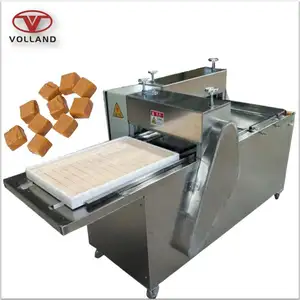 automatic caramel toffee cutting machine/caramel cube cutter/fudge candy cutting machine