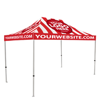 2025 tenda Display kanopi kain Oxford 600D desain kustom mudah untuk aplikasi dalam ruangan tenda pameran dagang harga bagus