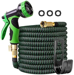 Best Selling 50ft black green color car washing expandable magic garden hose