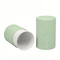 Custom Logo Design Small Shipping Paper Boxes Cardboard Business Gift Packaging Cosmetics Crafts Tube Cylinder Self Spot UV