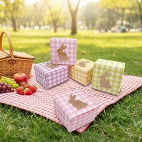 Boîtes d'emballage carrées rigides pour biscuits et desserts, en matériaux recyclés réutilisables, embossées, sans danger pour les aliments, fermeture magnétique, logo personnalisé, transparentes