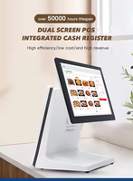 Système de point de vente industriel intelligent tout-en-un, PC de restaurant, support de point de vente carré, écran tactile