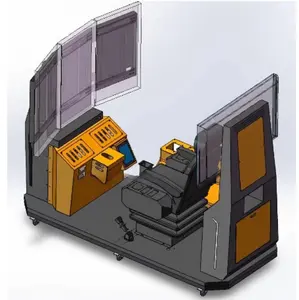 Truck Crane, Loader, Motor Grader and Excavator 4 in 1 Training Simulator