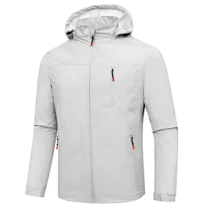 hoodie jas mannen mode Suppliers-2021 Fashion Outdoor Waterdichte Regen Windjack Zwarte Mens Groothandel Windjack Hoodie Jas