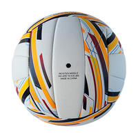 Ballon de Beach-Volley Officiel Taille 5 en PVC Souple Cousu à la Machine Gonflé Personnalisé Marque Meersee Entertainment Matériaux Recyclés