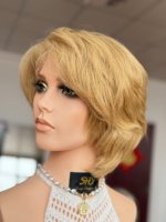 Nouvelle conception 2027 SHY Medical : Perruques en cheveux naturels, taille de bonnet personnalisée, ligne de cheveux naturelle, remplacement capillaire pour femmes, marque privée