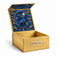 Boîte cadeau magnétique pliable haut de gamme, boîte en papier rigide personnalisée avec insert logo pour emballage cadeau de luxe