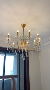 Lampadario in cristallo di ferro oro americano vintage stile industriale soggiorno lampadario <span class=keywords><strong>camera</strong></span> <span class=keywords><strong>da</strong></span> <span class=keywords><strong>letto</strong></span> bar ristorante Hotel di illuminazione - Product Image 3