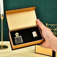 Caja de Regalo de Cartón Rígido Magnético para Perfumes, Cosméticos, Personalizada con Tinta de Soya