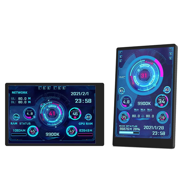 3.5 Inch IPS Type C Secondary Screen for Computer CPU GPU RAM HDD Desktop LCD Panel 320X480 USB LCD Monitor Freely AIDA64