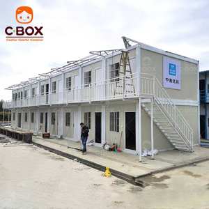 Cbox, dortoir moderne pour chantier de construction mobile avec cuisine, salle de bain, maison préfabriquée en conteneur détachable - Product Image 1