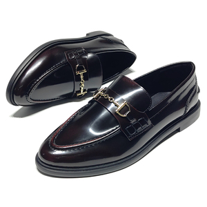 <span class=keywords><strong>Mocassini</strong></span> da <span class=keywords><strong>donna</strong></span> Vintage in vera <span class=keywords><strong>pelle</strong></span> di alta qualità con punta tonda scarpe basse resistenti in vacchetta vita quotidiana - Product Image 5