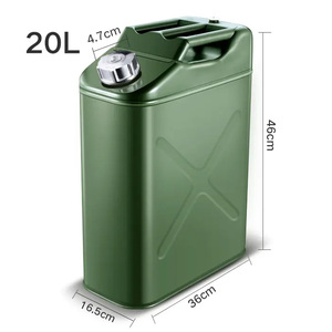 Jrigen-Jerigen Beli Derigen Metal, jhercan Bensin Solar Bahan <span class=keywords><strong>Bakar</strong></span>, 20 litros, 5 galones, Militer estándar - Product Image 4