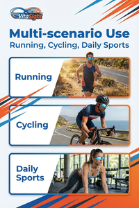 Occhiali Smart Sportivi Bluetooth per Ciclismo/Corsa/Baseball con Riproduzione Musicale, Unisex, Polarizzati, Anti-UV, IPX-5 - Product Image 6