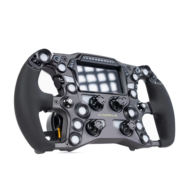 CAMMUS PC Gaming Simulator Accessories Sim Driving Force Racing Wheels GT Steering Wheel and Pedals