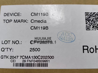 CM119 CM119A CM119B CM119BN SMT LQFP48 QFN48 Chip de Interfaz de Video y Audio USB, Controlador de Tarjeta de Sonido USB IC