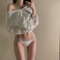 Preteen-Modell Mädchen-Bikini mit Niedrigem Bund, Gestrickt, Umweltfreundlich und Schnelltrocknend