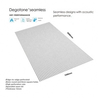 Plaque de plâtre perforée à perforation hexagonale, utilisée pour les panneaux acoustiques de plafond et de mur, gypse sans joint