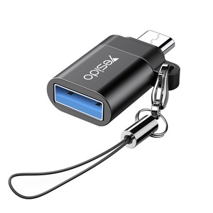 GS07 yesido mini chứ<span class=keywords><strong>c</strong></span> năng cho điện thoại di động chuyển đổi Micro Đầu đọ<span class=keywords><strong>c</strong></span> thẻ OTG Adapter - Product Image 1