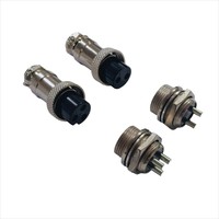 1500V GX16 2-10 cœurs Aviation Plug M16 Docking Coude à angle droit Connecteur d'aviation mâle et femelle