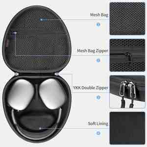 Custom Empty EVA Wireless Headphone Headset Headset Travel Carry Case Bag <b>Box</b> - Product Image 3