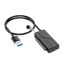 Câble externe USB 3.0 SATA avec port DC pour disque dur 2,5 pouces et 3,5 pouces, câble Easy Drive Plug and Play