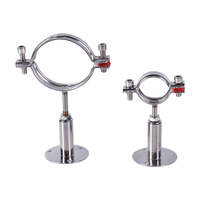 Support de serrage de tuyau en acier inoxydable 304 réglable Technique de coulée à basse pression avec châssis télescopique pour l'utilisation de la cour de tuyau