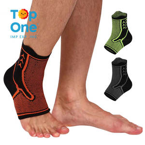 Top One Active Knit Foot Pain Relief Compresión transpirable Tobillera Manga Diseñador de logotipo personalizado para soporte de tobillo - Product Image 1