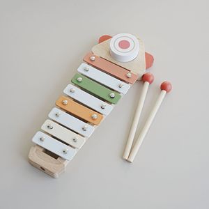 Montessori lấy cảm hứng từ gỗ đa chức năng trống giáo dục sớm Bộ gõ âm nhạc giác ngộ nhạc cụ đồ chơi cho trẻ em - Product Image 4