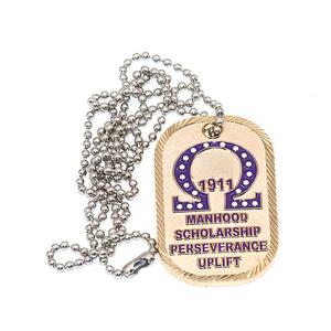 Collares de Placa de Identificación Personalizados de Alta Calidad, de Latón, Acero Inoxidable, Aluminio, Fundición de Metal, Diseño de Ángel, <span class=keywords><strong>para</strong></span> Hombres, Graduación, Promociones - Product Image 2