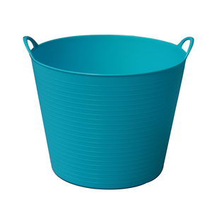 Super <strong>Plastic</strong> Bucket with Handles,flexible PE Garden Tub,All Purpose <strong>Trug</strong>,Shopping Basket,Car Washing Barrel 26L - Product Image 2