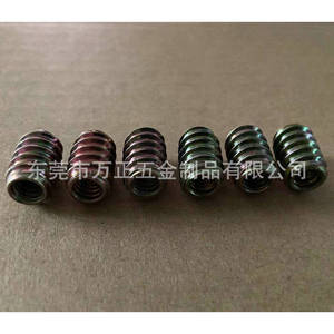 Inserts filetés en fer métriques à pas fin, entièrement filetés, cinq couleurs, pour machines industrielles - Product Image 2